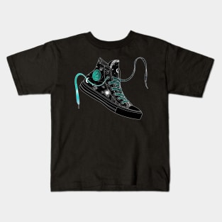 Pisces high tops - Space laces Kids T-Shirt